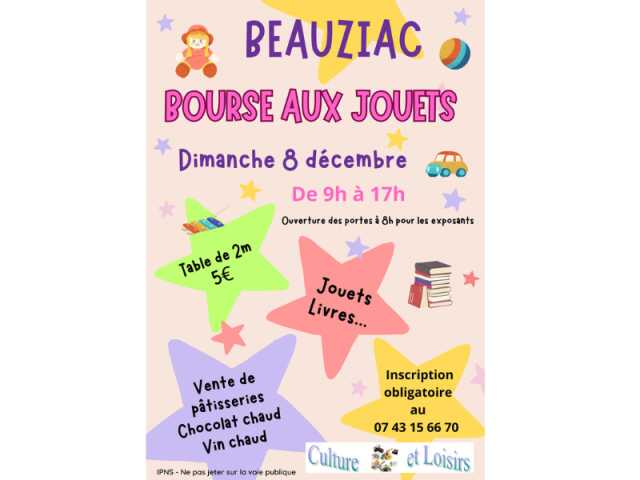 Bourse aux jouets