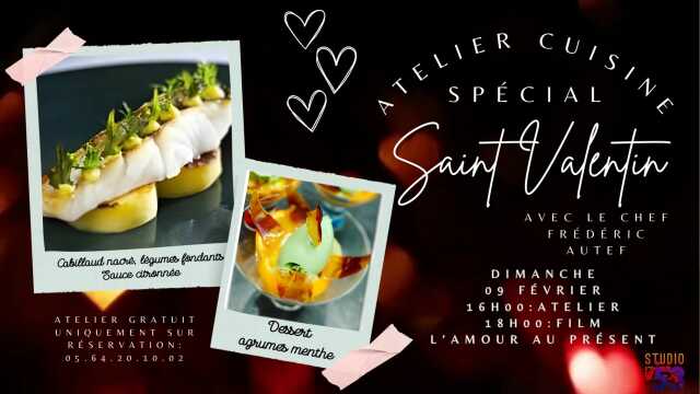 Atelier Cuisine Spécial Saint-Valentin