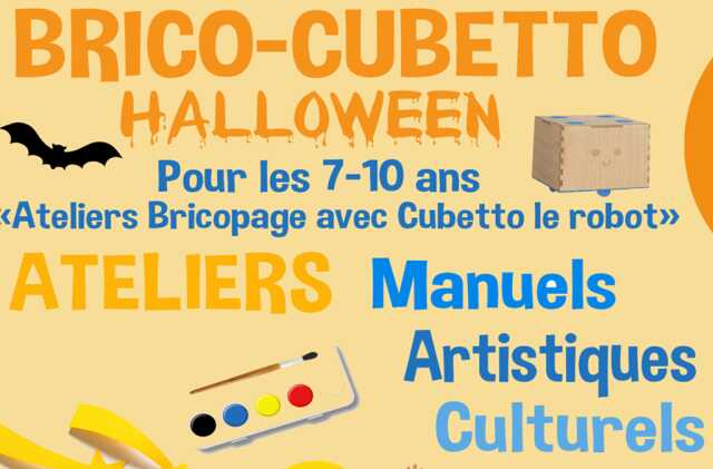 Bricopage : spécial Halloween ! Avec le robot Cubetto