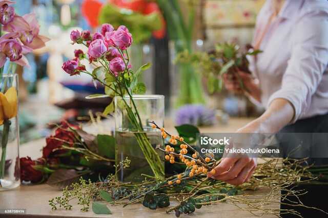 Atelier floral : centre de table de Noël