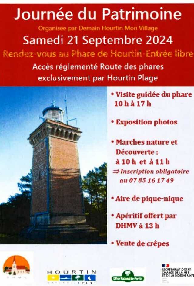 Journée européenne du Patrimoine : visite du phare et visite guidée nature