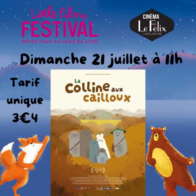 Little films festival La colline aux cailloux