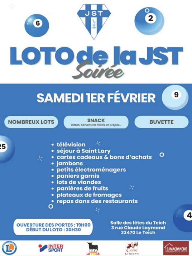 LOTO  de la JST du Teich