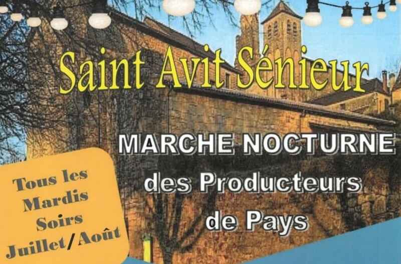 Marché gourmand nocturne Saint-Avit-Sénieur