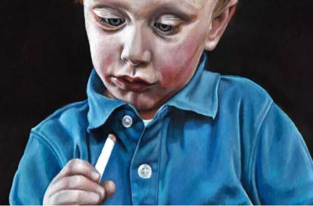 Exposition temporaire : les gens des paquets, peinture de cigarette