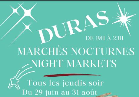 Marchés nocturnes à Duras