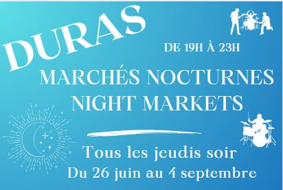 Marchés nocturnes à Duras