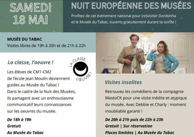 Nuit Européenne des Musées | Musée du Tabac : La classe, l'oeuvre !