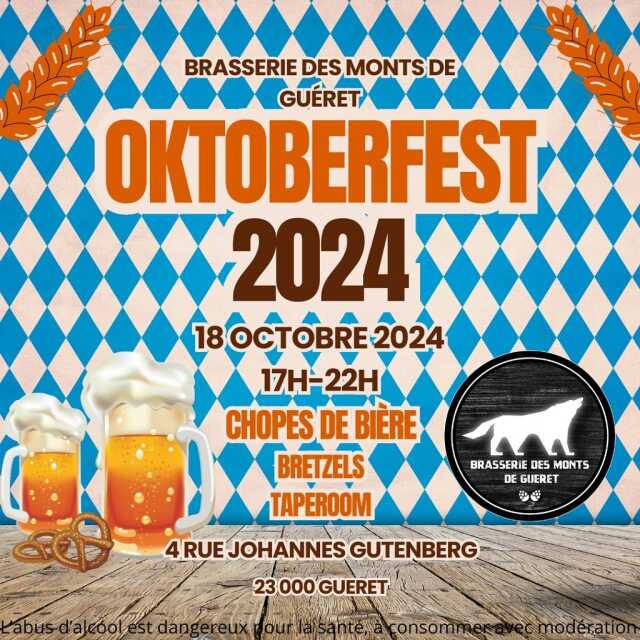 Oktoberfest à la Brasserie des Monts de Guéret !