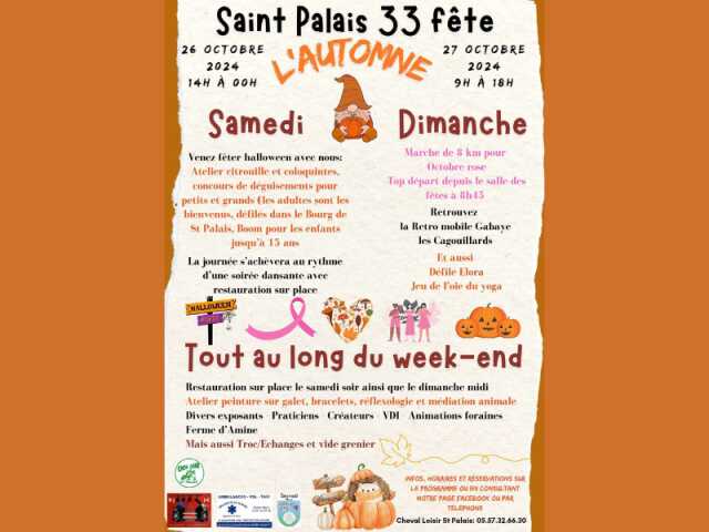 Saint-Palais fête l'automne