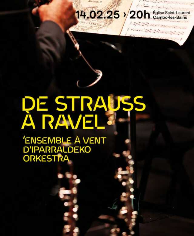 Concert ensemble à vent d’Iparraldeko Orkestra « De Strauss à Ravel »