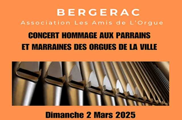 Concert Hommage aux Parrains et Marraines des Orgues