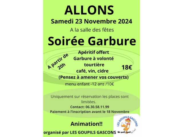 Soirée garbure