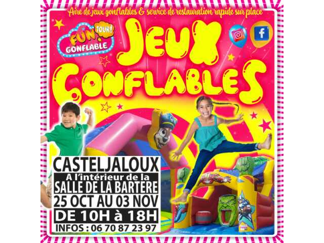 FUN GONFLABLE TOUR, le parc de jeux gonflables.