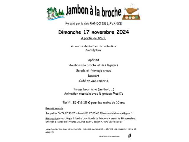 Jambon à la broche