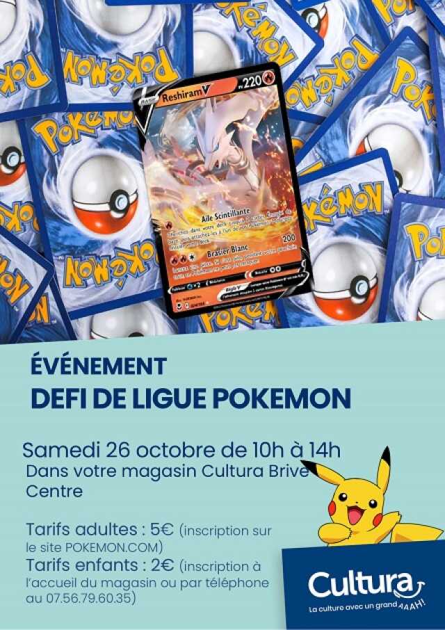 Défi de ligue Pokémon (Cultura Brive Centre)