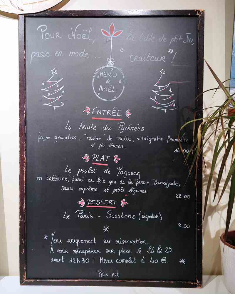 Pour Noël, la table de p'tit Ju, passe en mode traîteur !