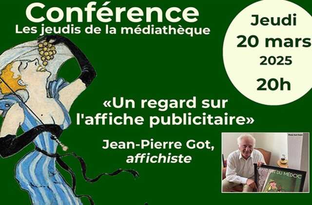 Les jeudis de la médiathèque | conférence : un regard sur l'affiche publicitaire