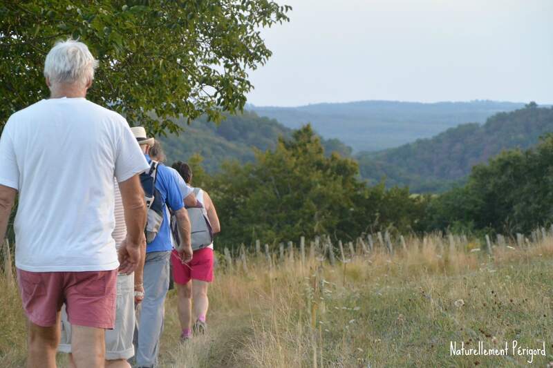 Randonnée à St Médard d'Excideuil organisée par Les Pieds dans l’herbe.