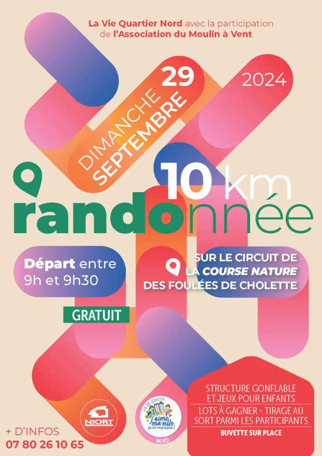 Randonnée de Cholette, à Niort