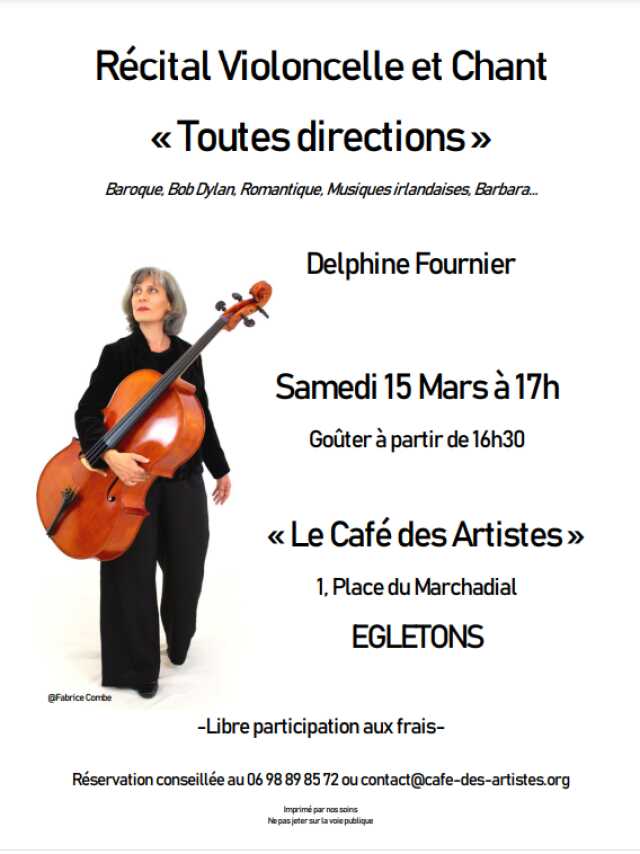 Récital violoncelle et chant