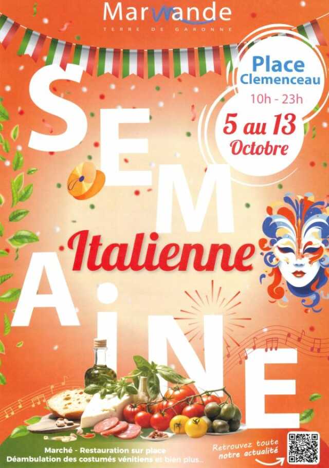 La semaine italienne - Marché gourmand italien