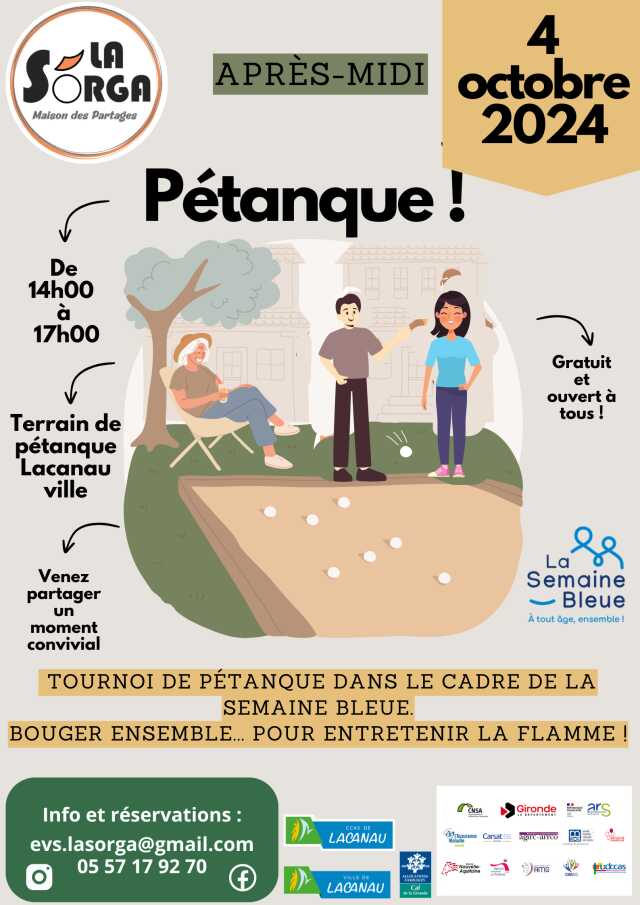 Tournoi de pétanque - La Sorga