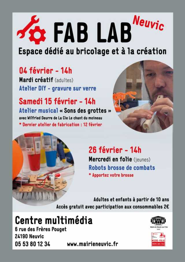 Atelier de création « mardis créatifs »