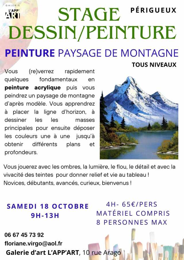 Stage dessin-peinture 