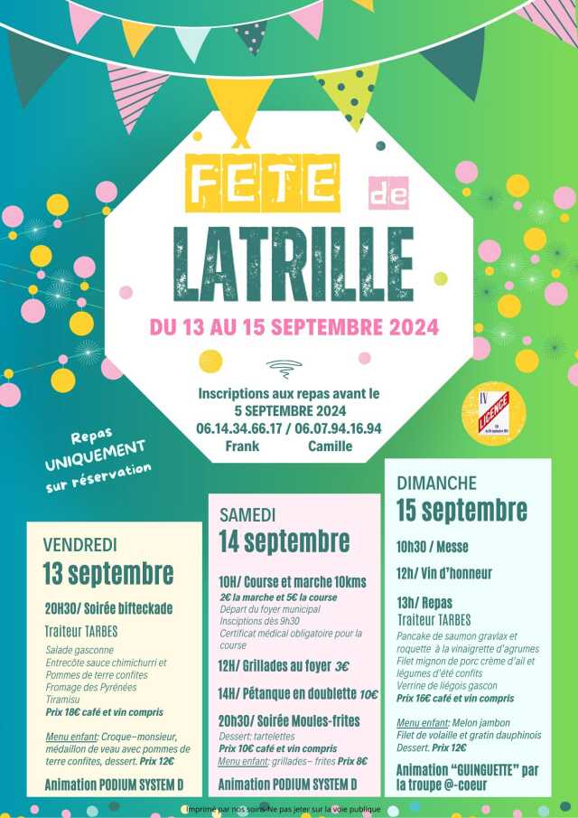 Fêtes de Latrille