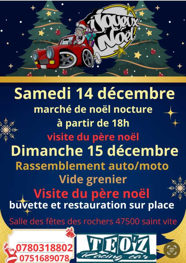 Marché de Noël nocturne