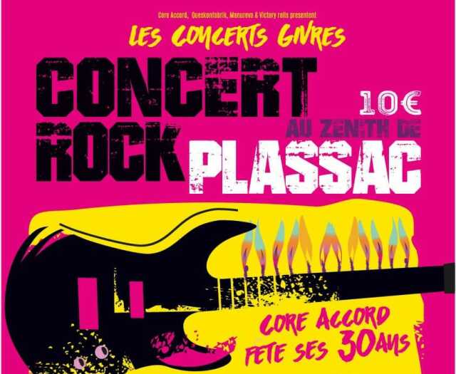 Les concerts givrés : Concert rock au zénith de Plassac