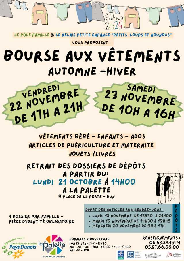 Bourse aux vêtements