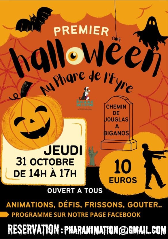 Premier Halloween au Phare de l'Eyre