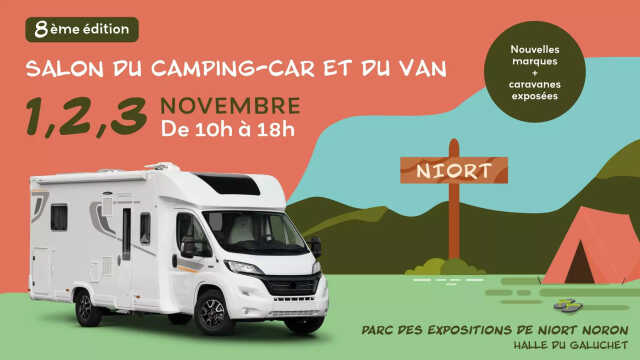 Salon du Camping-car et du van 2024 à Niort