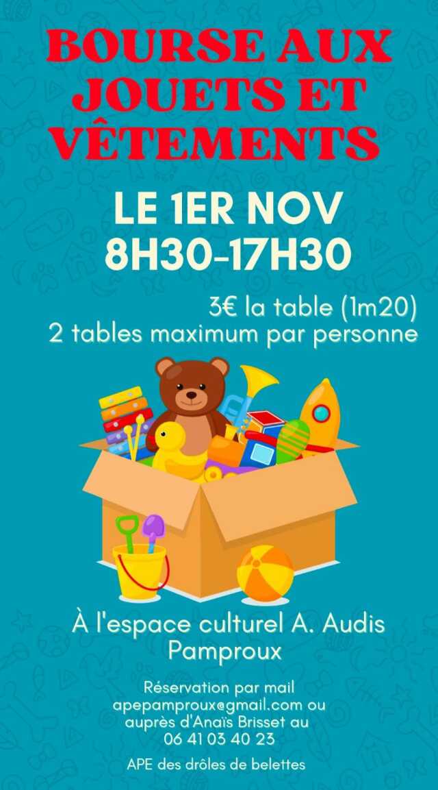 Bourse aux jouets et vêtements