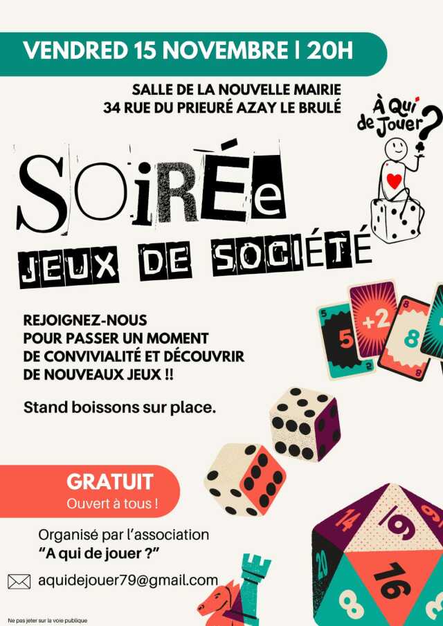 Soirée Jeux de Société