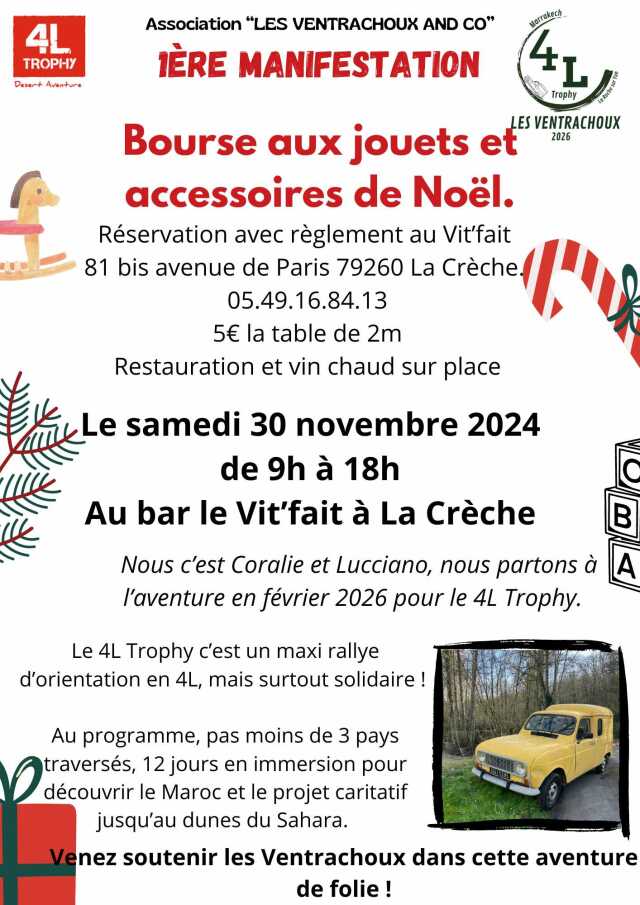 Bourse aux jouets et accessoires de Noël