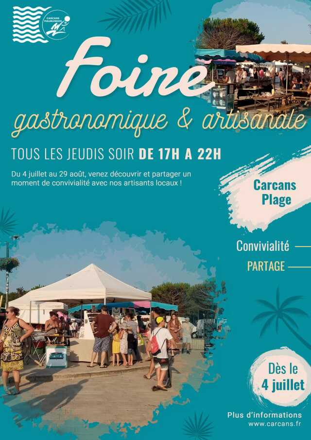 Foire gastronomique et artisanale (tous les jeudis)