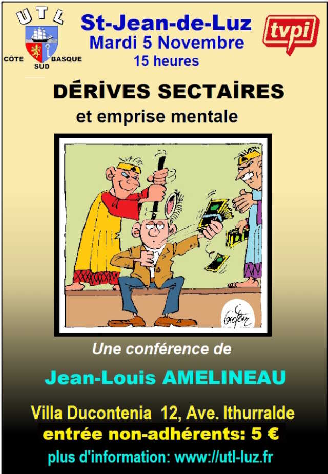 Conférence de l'Université du Temps Libre : Dérives sectaires et emprise mentale