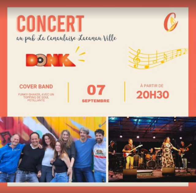 Concert : Donk - cover band
