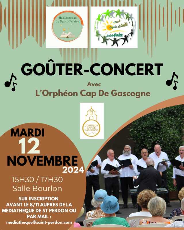 Goûter-concert avec l'Orphéon Cap de Gascogne