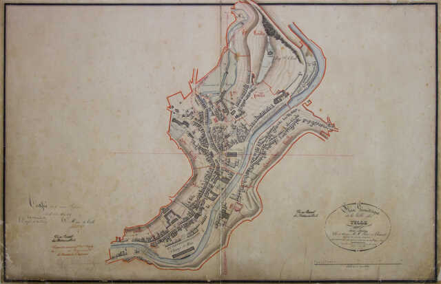 Histoire des tracés des voies de communication routières traversant la ville de Tulle !