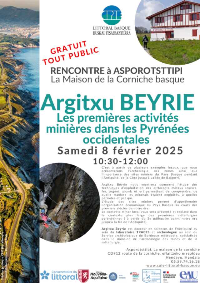 Rencontre avec Argitxu Beyrie - Les premières activités minières dans les Pyrénées Occidentales