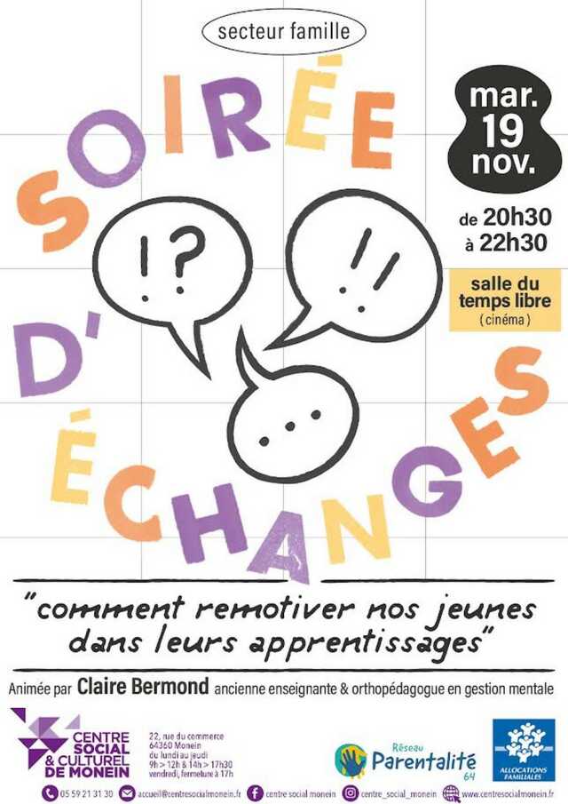 Conférence : comment remotiver nos jeunes dans leurs apprentissages?