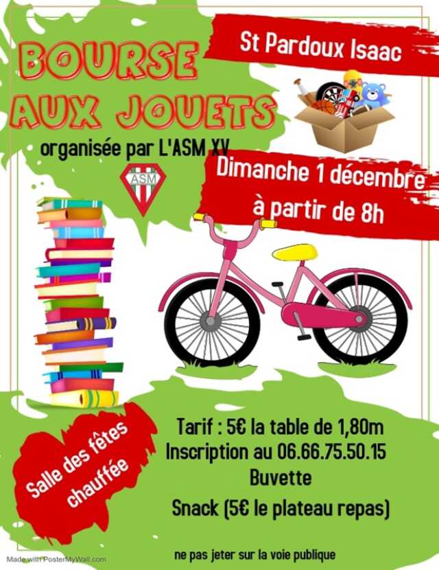 Bourse aux jouets