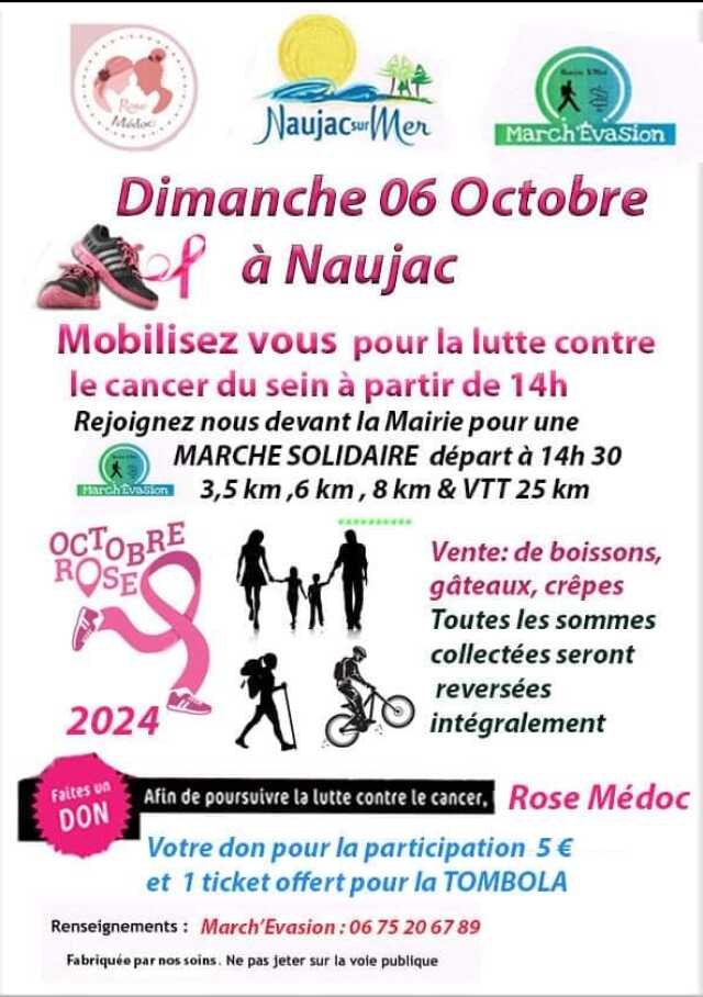 Octobre rose : marche solidaire