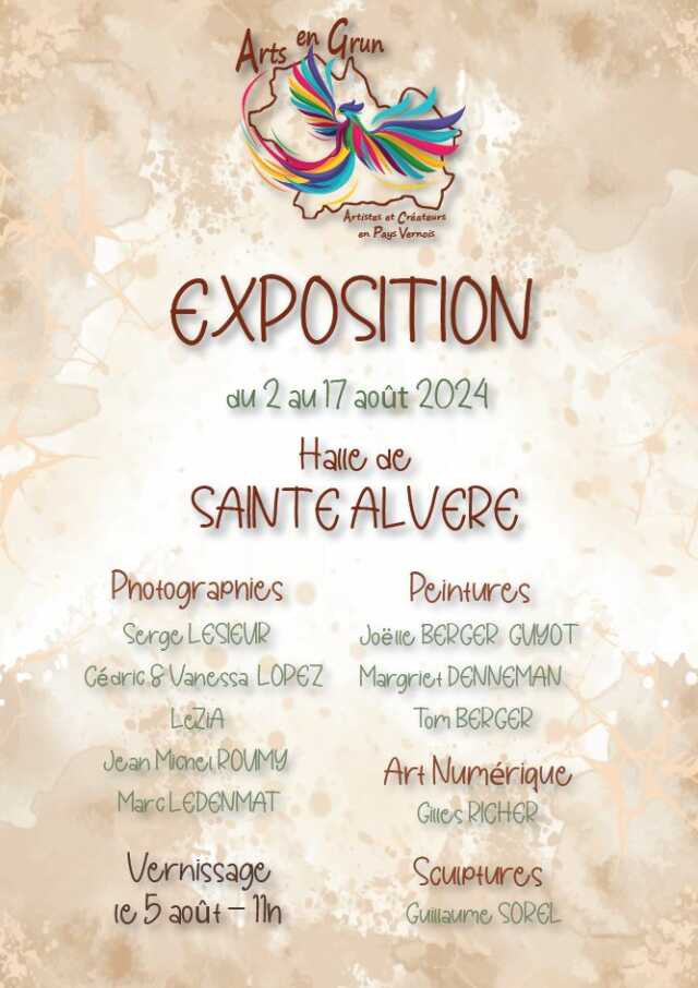 Exposition photos, sculptures, peintures, art numérique - Arts en Grun