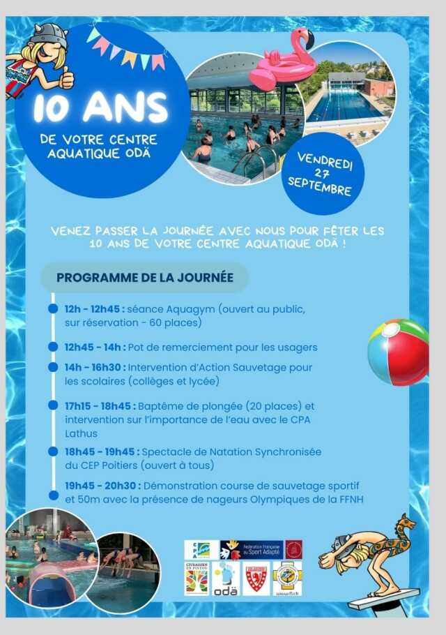 10 and du centre Aquatique Odä