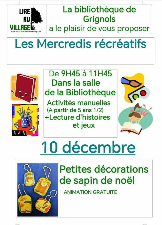 Mercredi récréatif